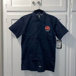 Dickies Short Sleeve Work Shirt - Black - Small - Brand New